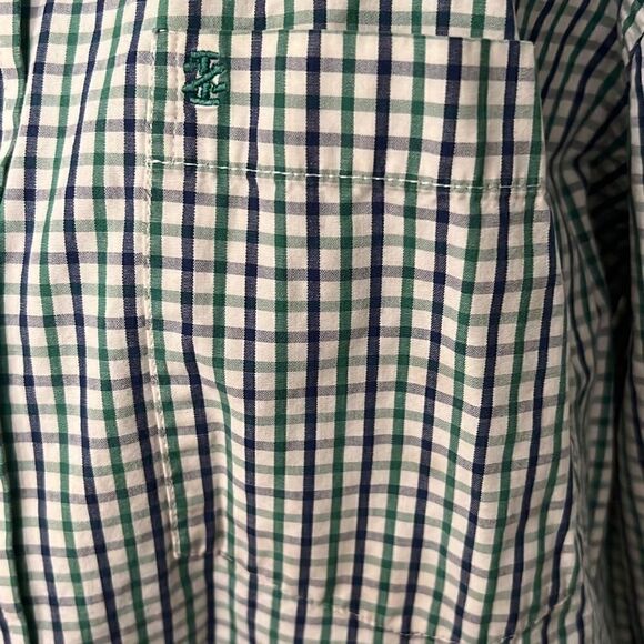 Izod Men's Multicolor Plaid Long Sleeve Button Up Shirt - Picture 2 of 9
